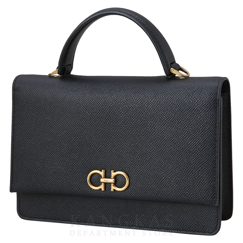 FERRAGAMO(USED)페레가모 간치니 탑핸들 미니 숄더백